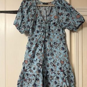 Vineyard Vines Blue Floral Mini Dress